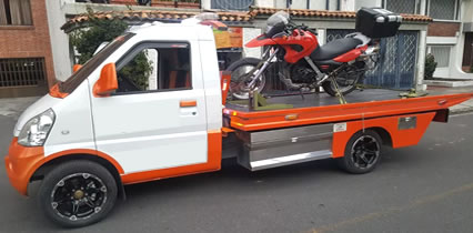 Grúa para motos en Bogotá